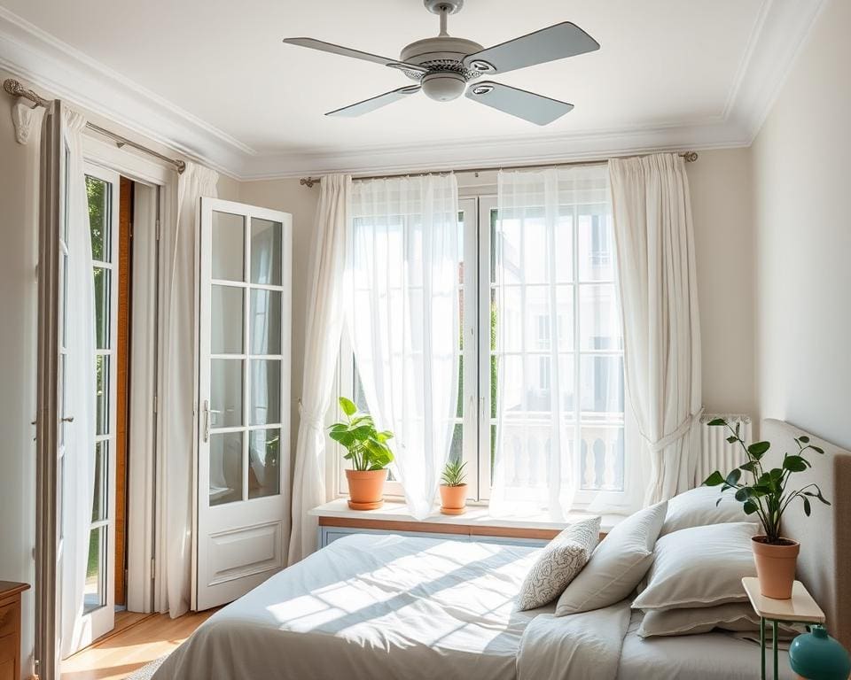 Hoe je slaapkamer koel te houden in de zomer