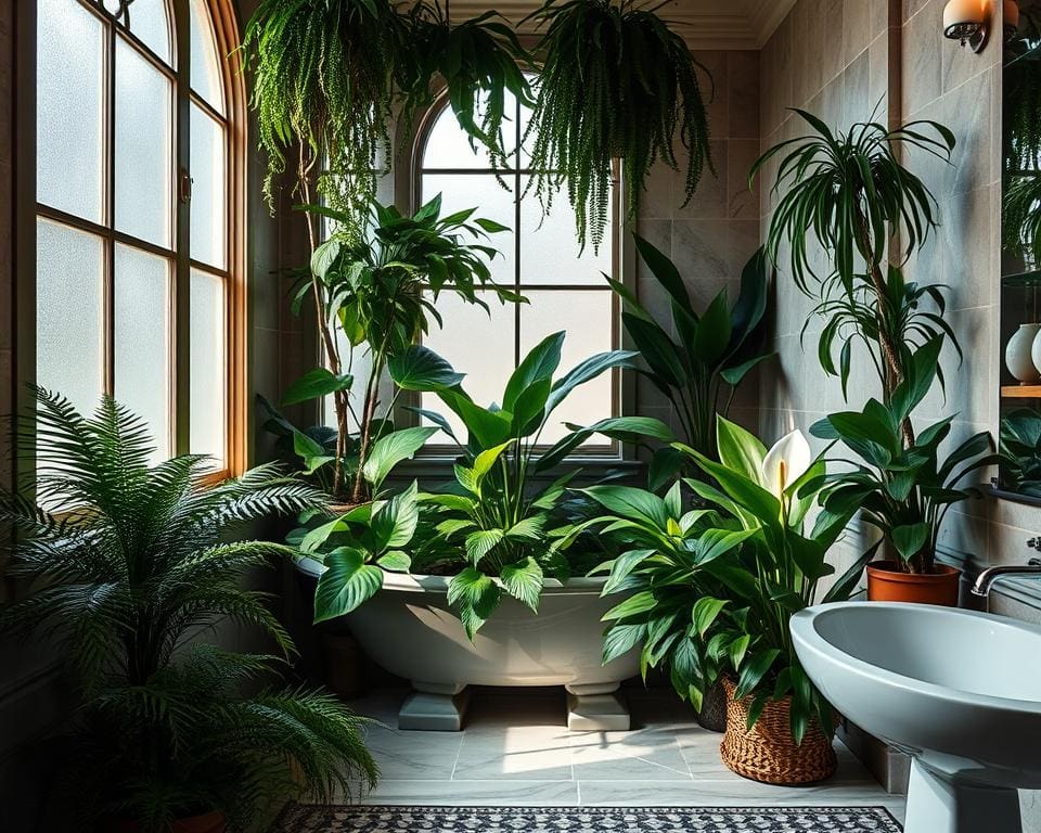 Wat zijn de beste plantensoorten voor in de badkamer?