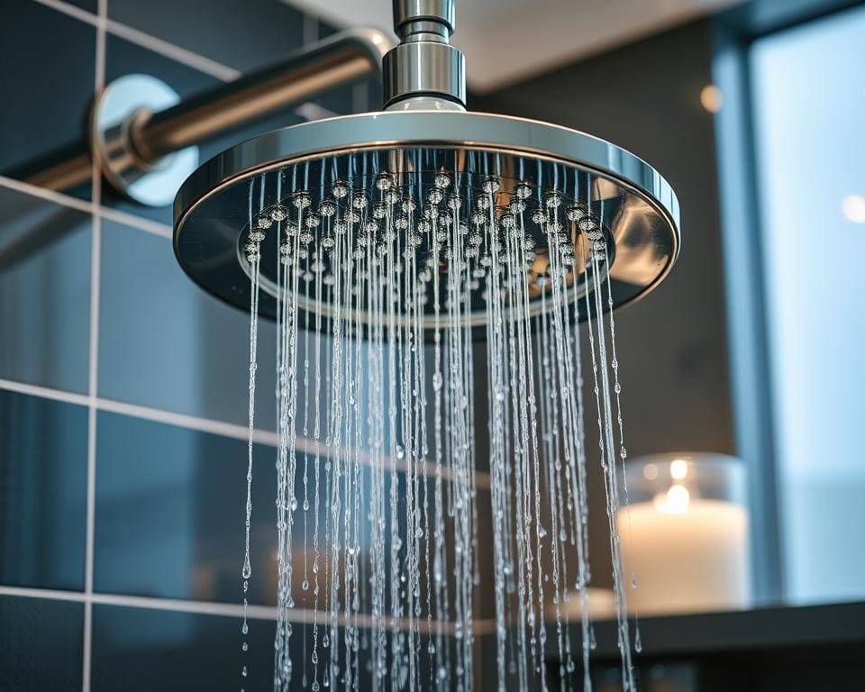 Douchekop met meerdere straalopties voor een luxe douche-ervaring