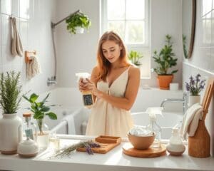 Hoe zorg je voor een hygiënische badkamer zonder chemische middelen?