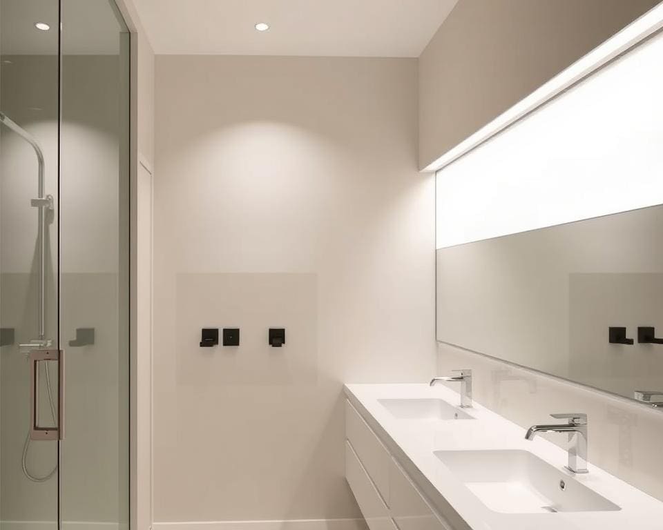 LED verlichting met sensor voor badkamer