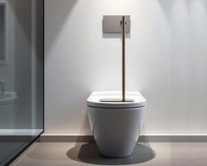 Toiletborstel met modern design voor een stijlvolle look