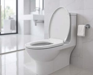 Toiletbril met automatische soft-close functie