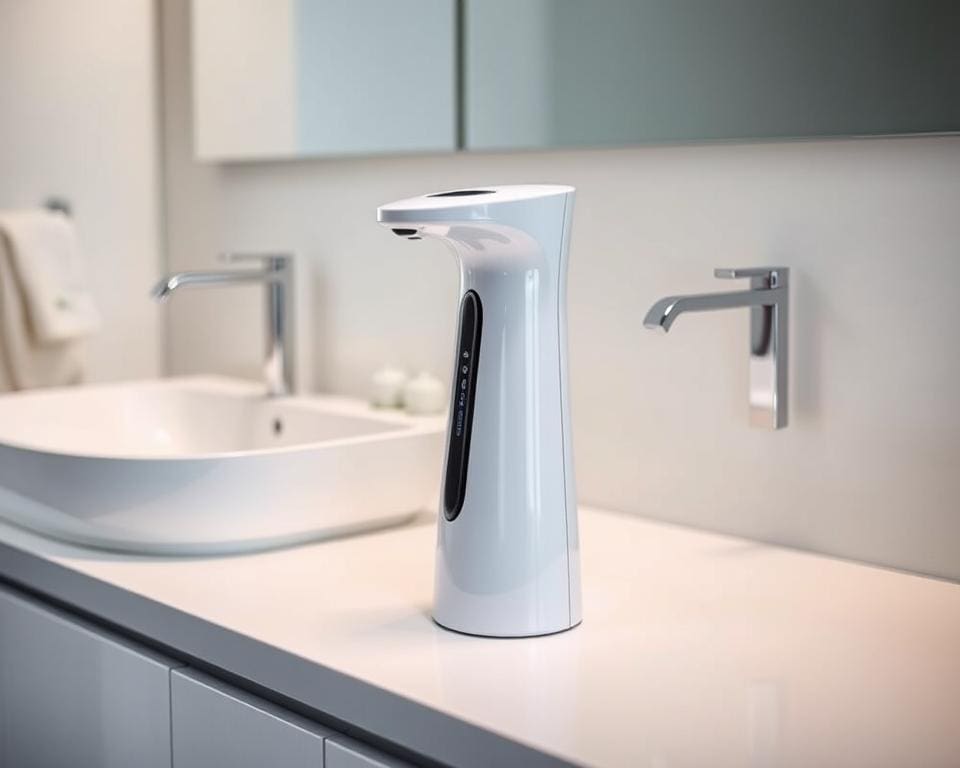 Zeepdispenser met sensor voor hygiënisch gebruik