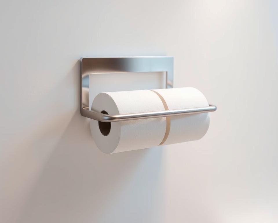 dubbele toiletrolhouder