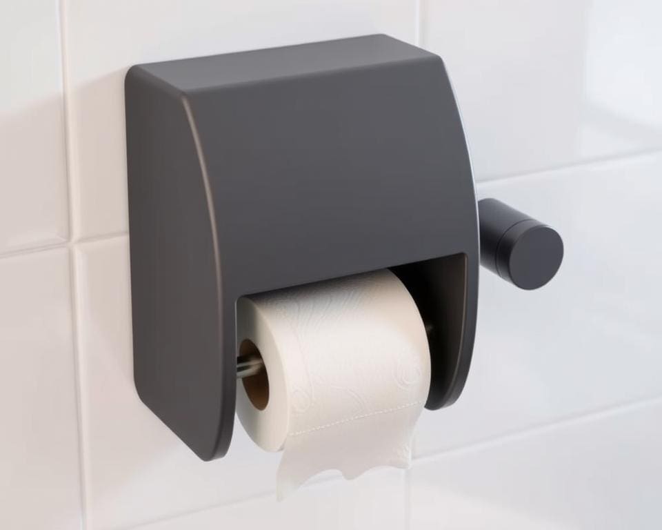 toiletpapier dispenser voor reserve rollen