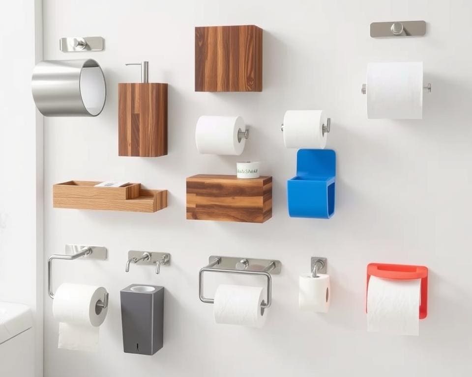 types toiletrolhouders