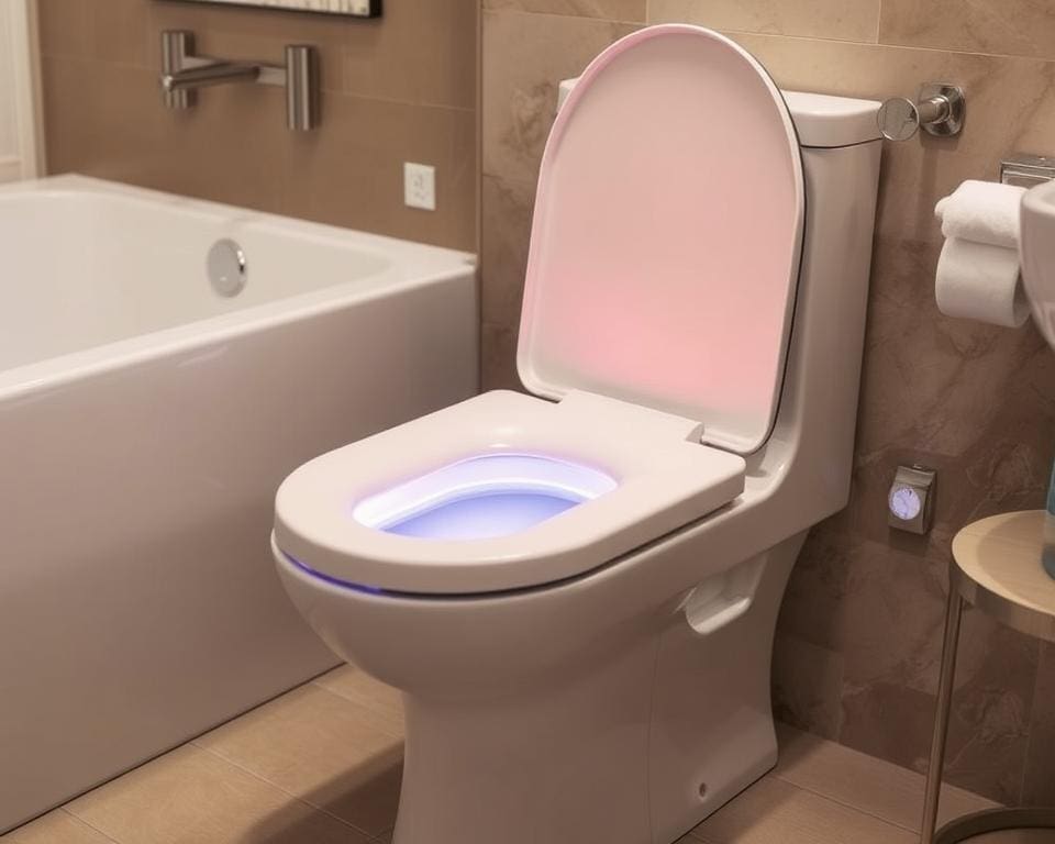 veiligheid verwarmde toiletbril